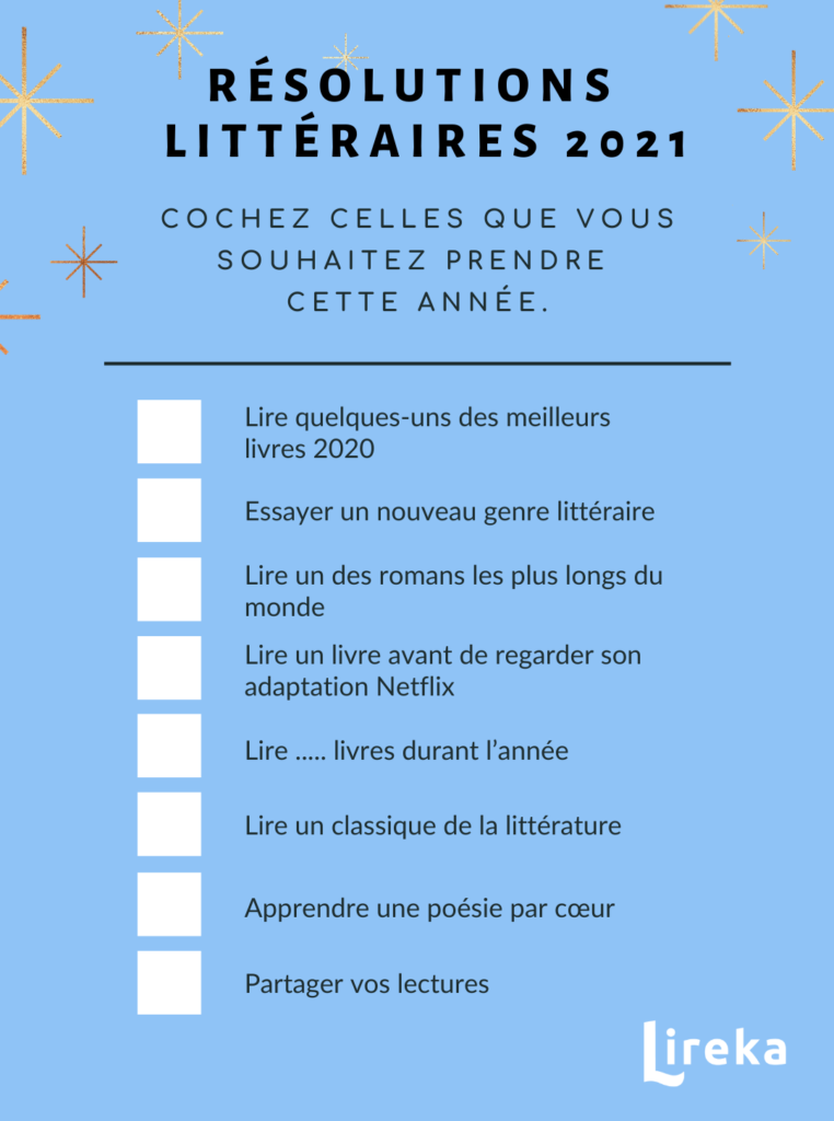 Bonnes résolutions littéraires 2021